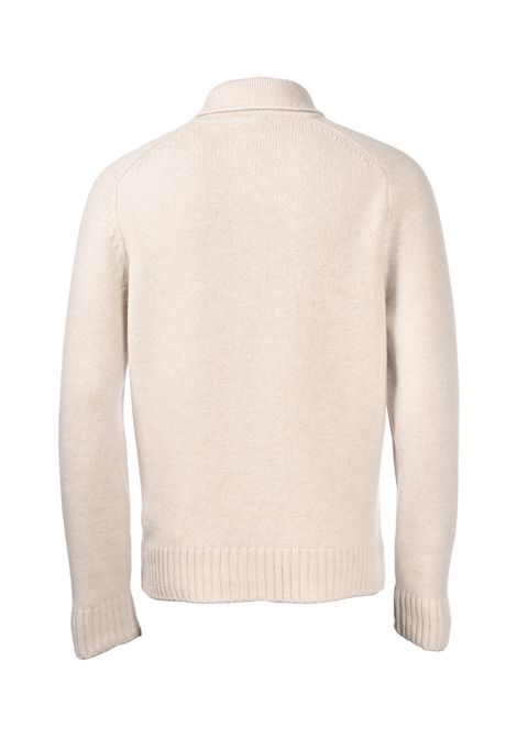 Giubbino Gran Sasso uomo 1310925079 beige lana tasche a toppa Gran sasso | Giubbini | 1310925079054